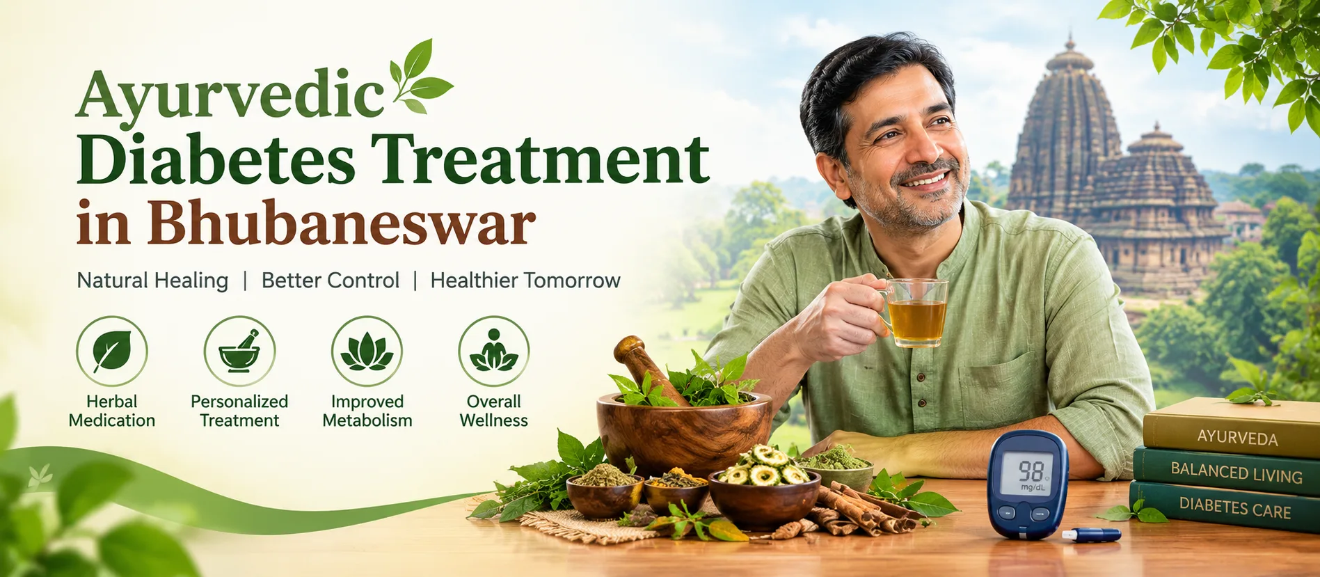 Read more about the article Can Type 2 Diabetes Be Reversed? Your Complete Guide to Ayurvedic Diabetes Treatment in Bhubaneswar